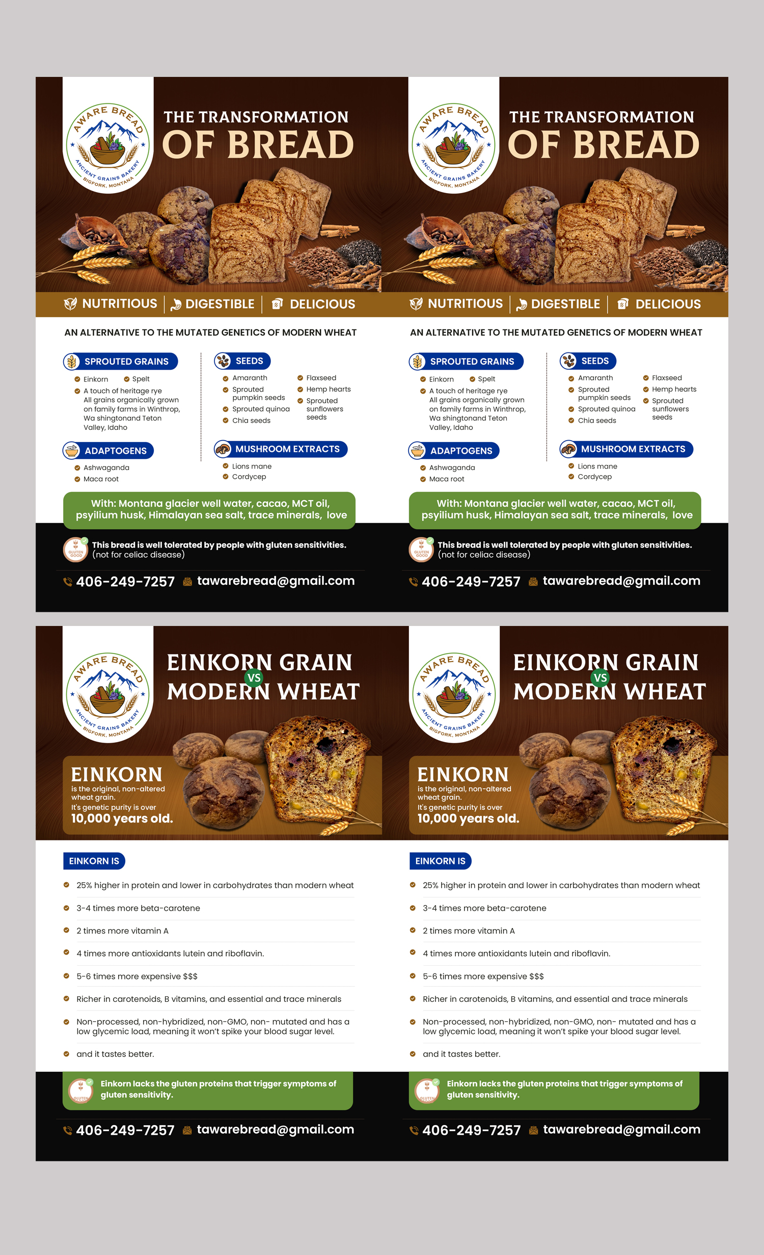 Design de Flyer par debdesign pour Aware Bread | Design #30888577