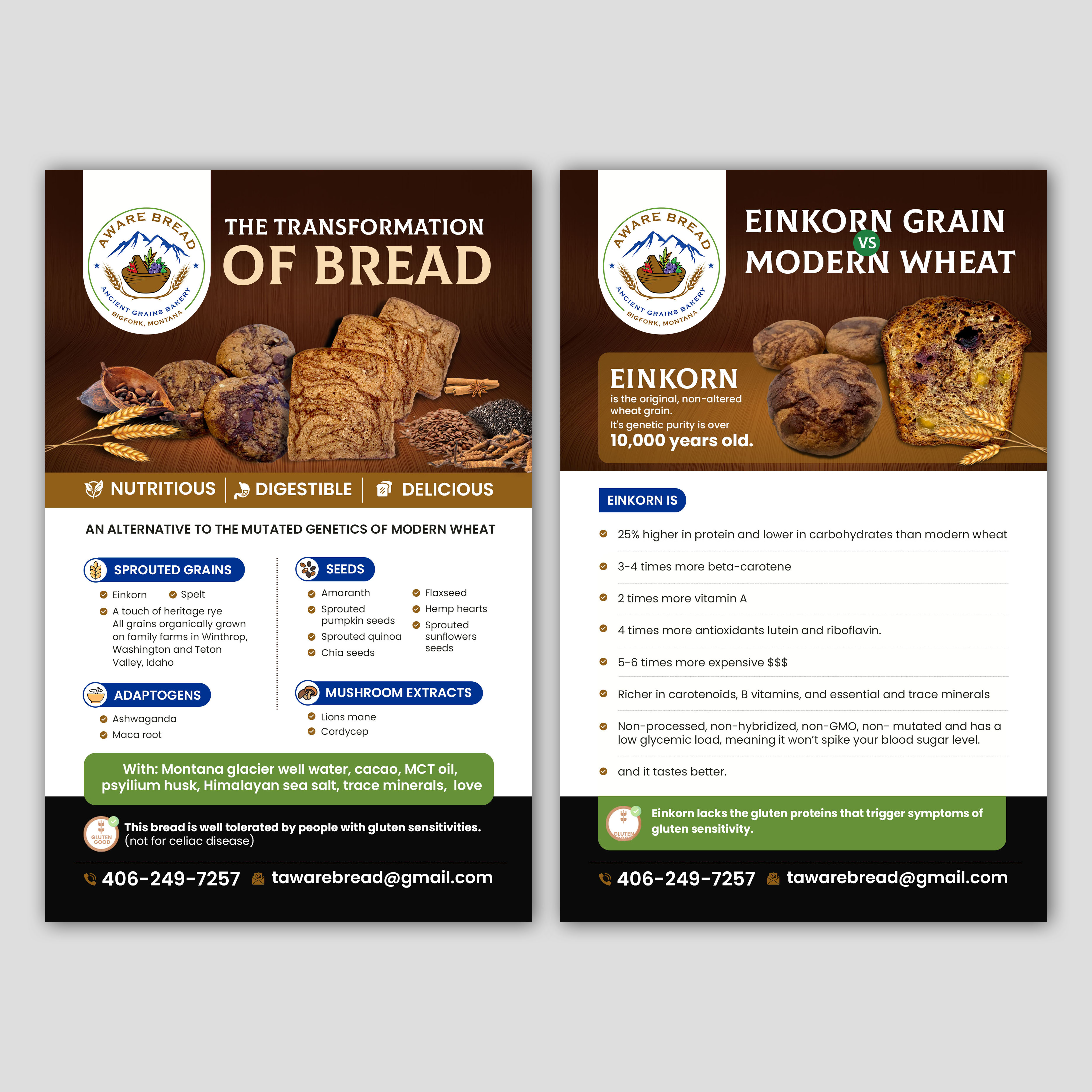 Design de Flyer par debdesign pour Aware Bread | Design #31280468
