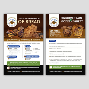 Flyer Design by debdesign for Aware Bread | Design: #31280468