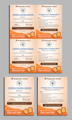 Design de Flyer par ecorokerz pour Aware Bread | Design : #30812239