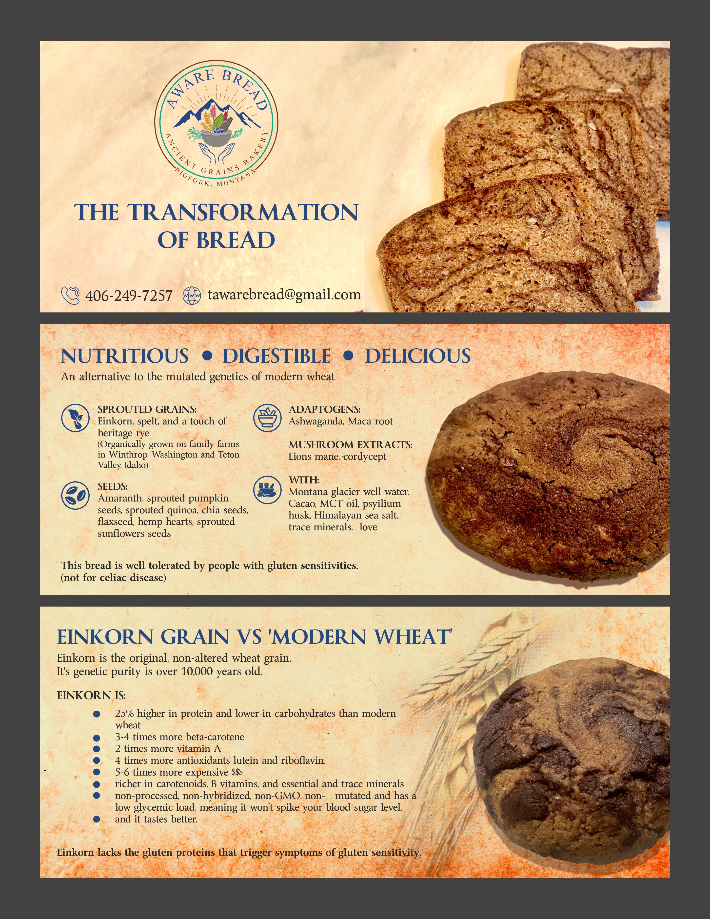 Diseño de Flyer por Fine Graphics House para Aware Bread | Diseño #30815881