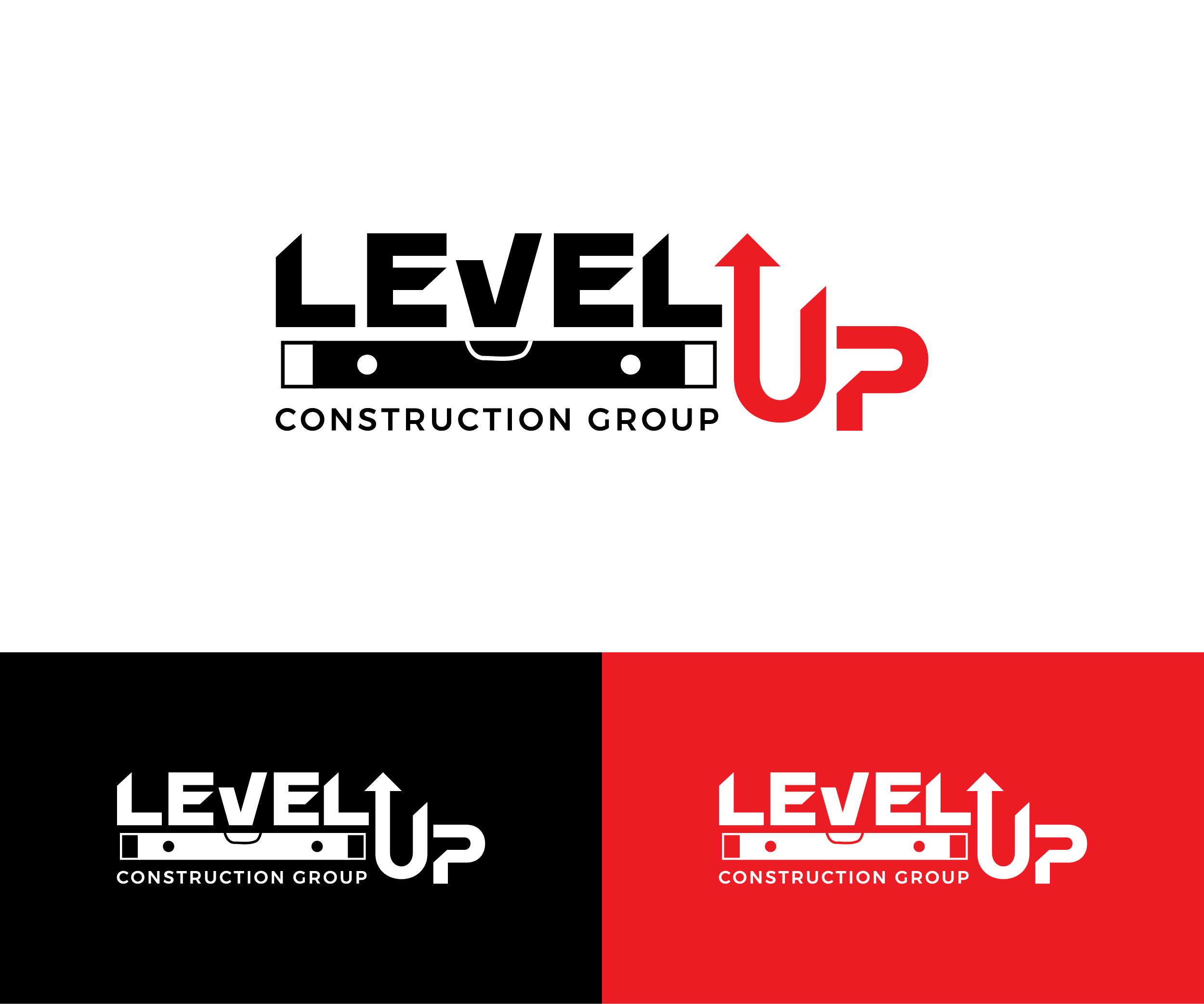 Logo-Design von ShakiJav für Level Up Construction Group LLC | Design #30838051