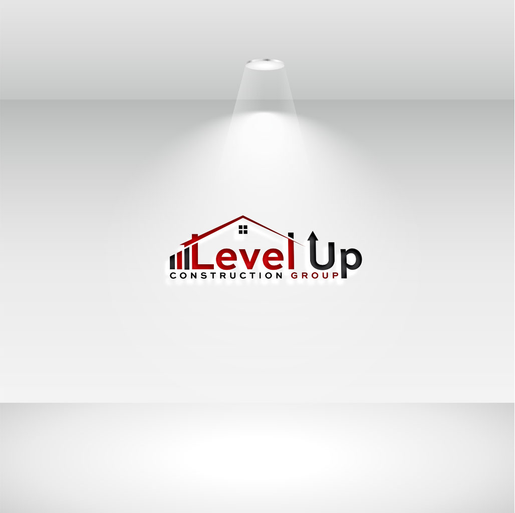 Logo Design by Ben Affleck for Level Up Construction Group LLC | Design #30818853