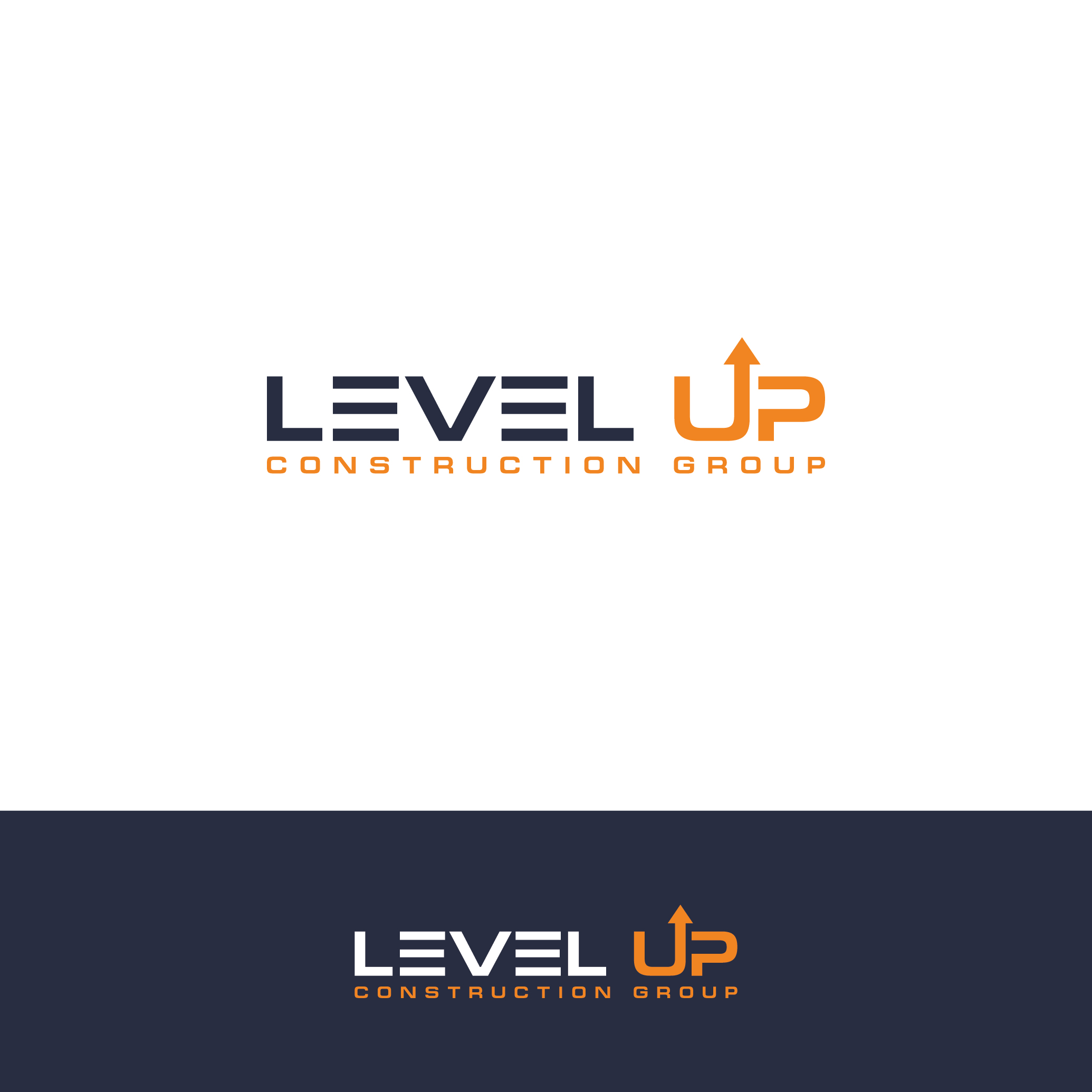Diseño de Logo por @fatim_designs para Level Up Construction Group LLC | Diseño #30848309