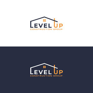 Logo Design by @fatim_designs for Level Up Construction Group LLC | Design: #30848310