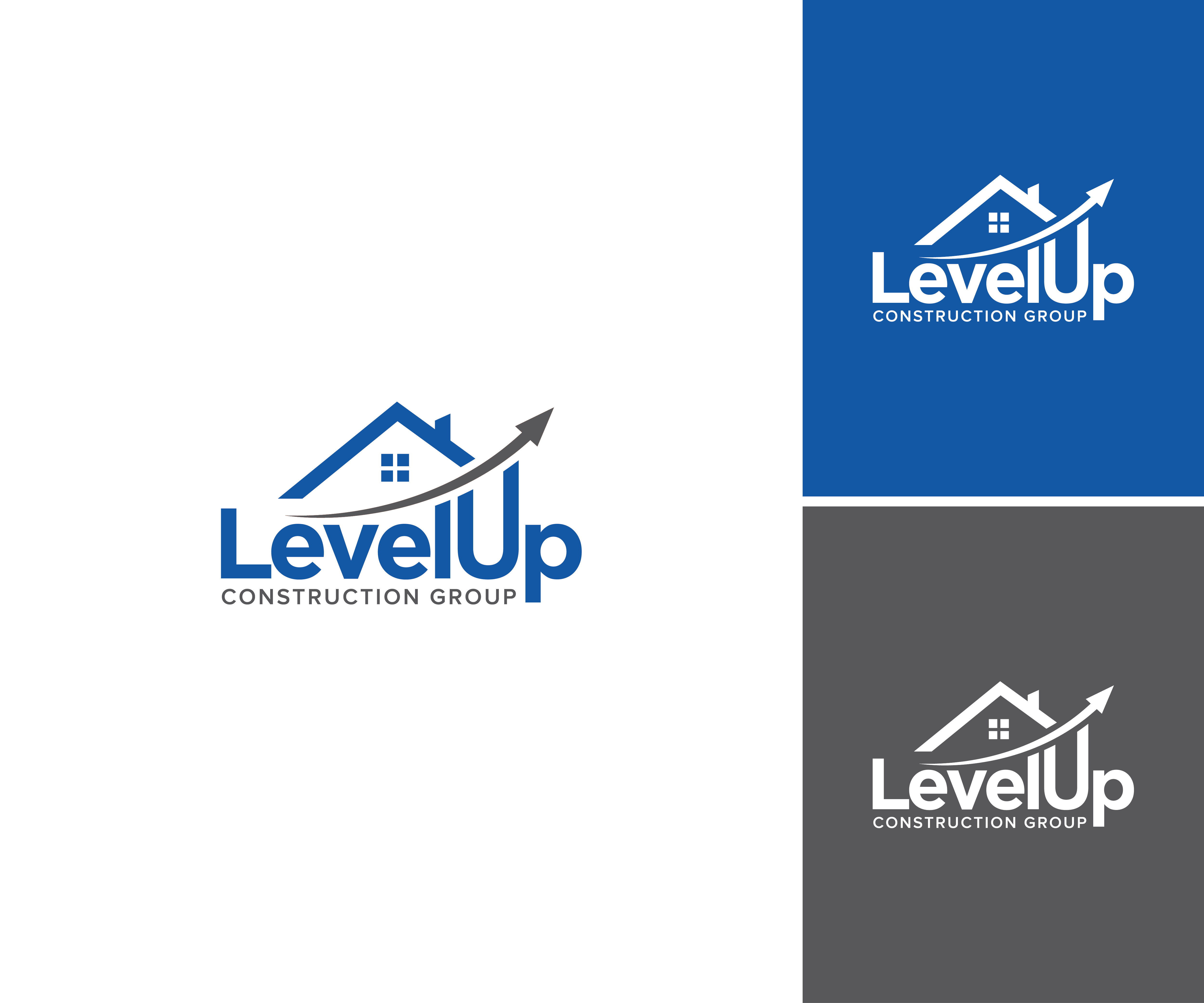 Logo-Design von N M Designs für Level Up Construction Group LLC | Design #30845497