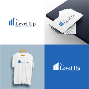 Logo Design by M.Syaiful Huda for Level Up Construction Group LLC | Design: #30887609