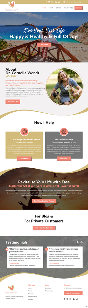 Web Design by pb for this project | Design: #30821224