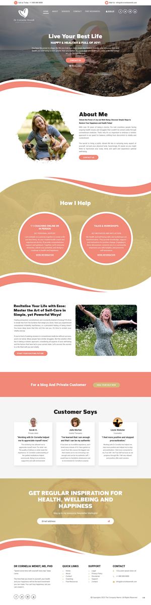 Web Design by pb for this project | Design: #30826059