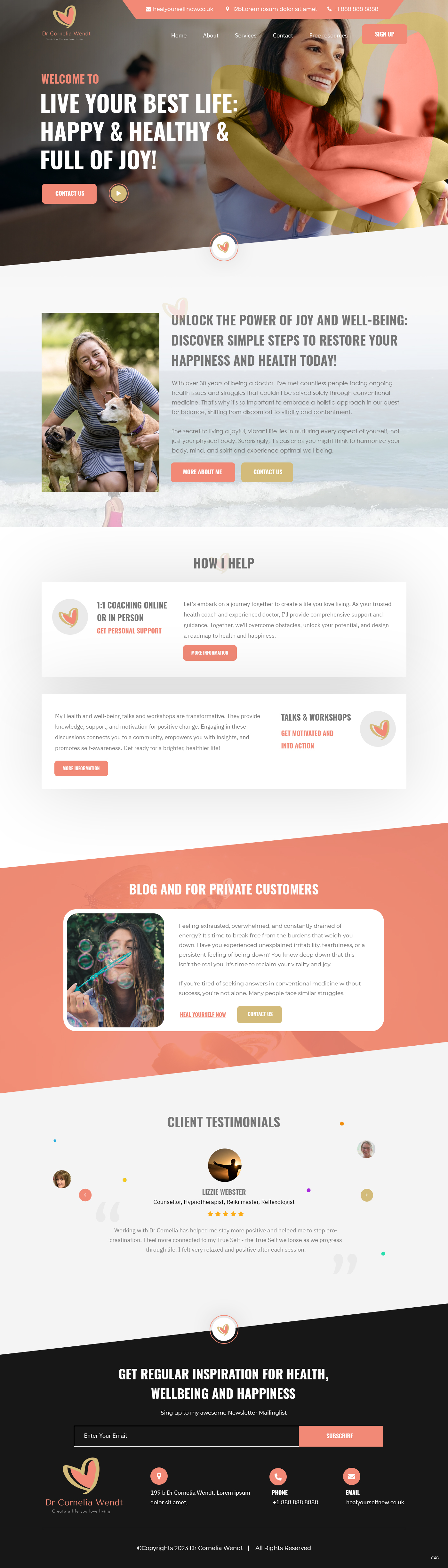 Web Design by pb for this project | Design #30826060