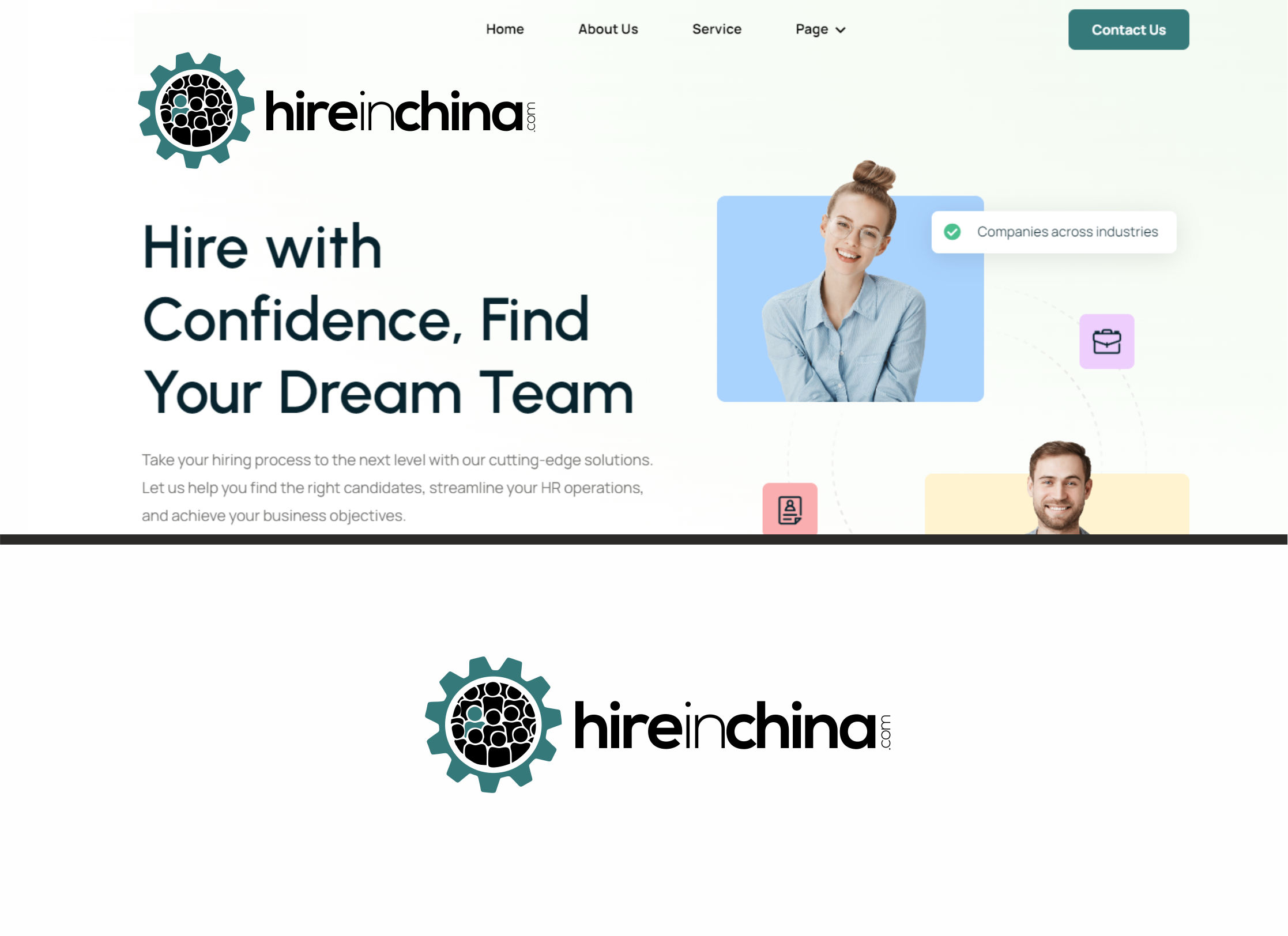 Design de Logo par nikkiblue pour HireInChina.com | Design #30847381