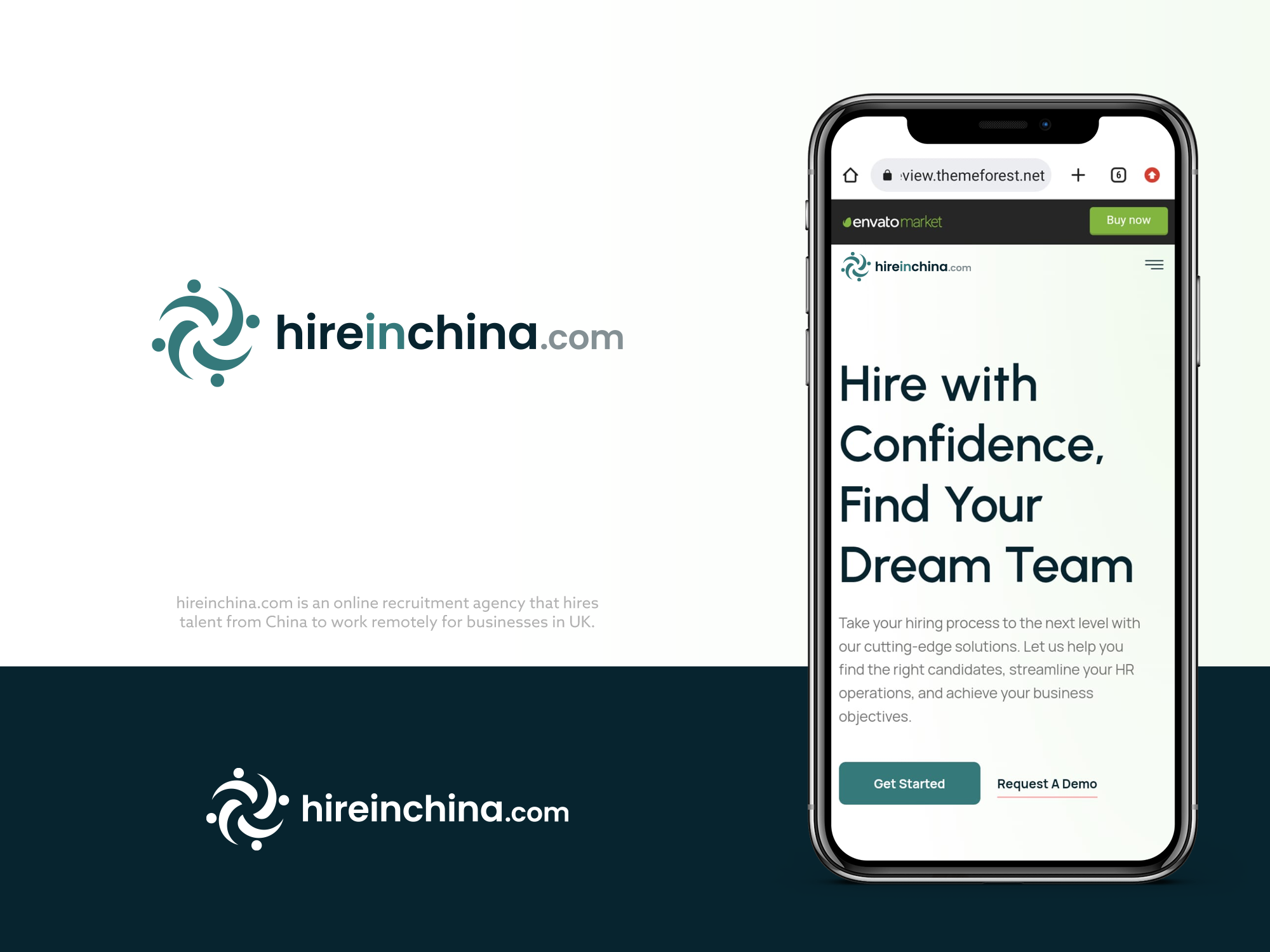 Design de Logo par COLOUR CREATIVE pour HireInChina.com | Design #30847325