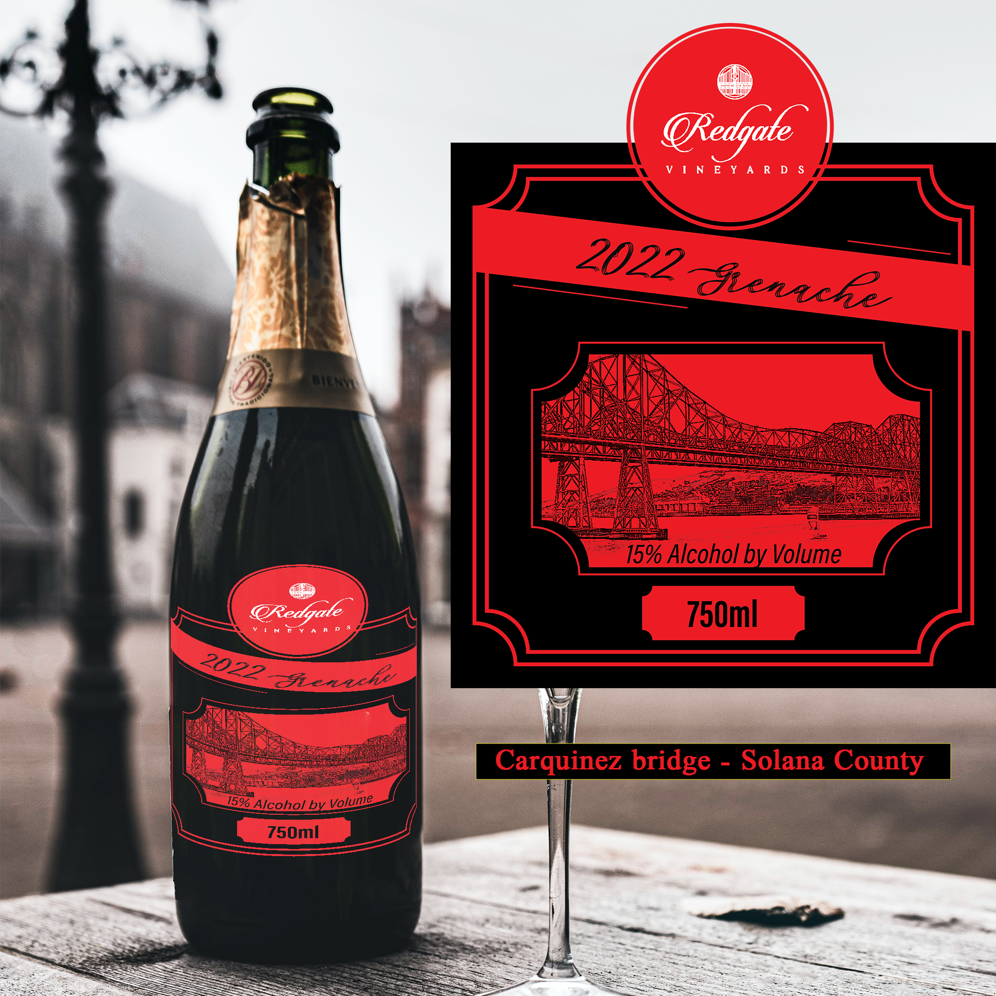 Label Design by amit930 for BackRoad Vines | Design #30847566