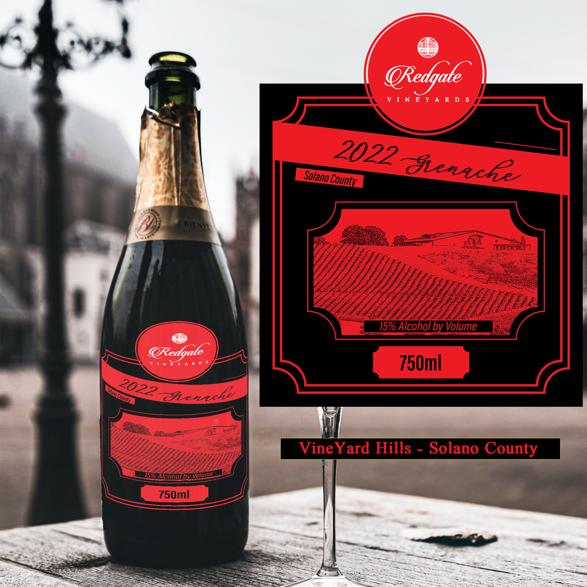 Label Design by amit930 for BackRoad Vines | Design #30847693