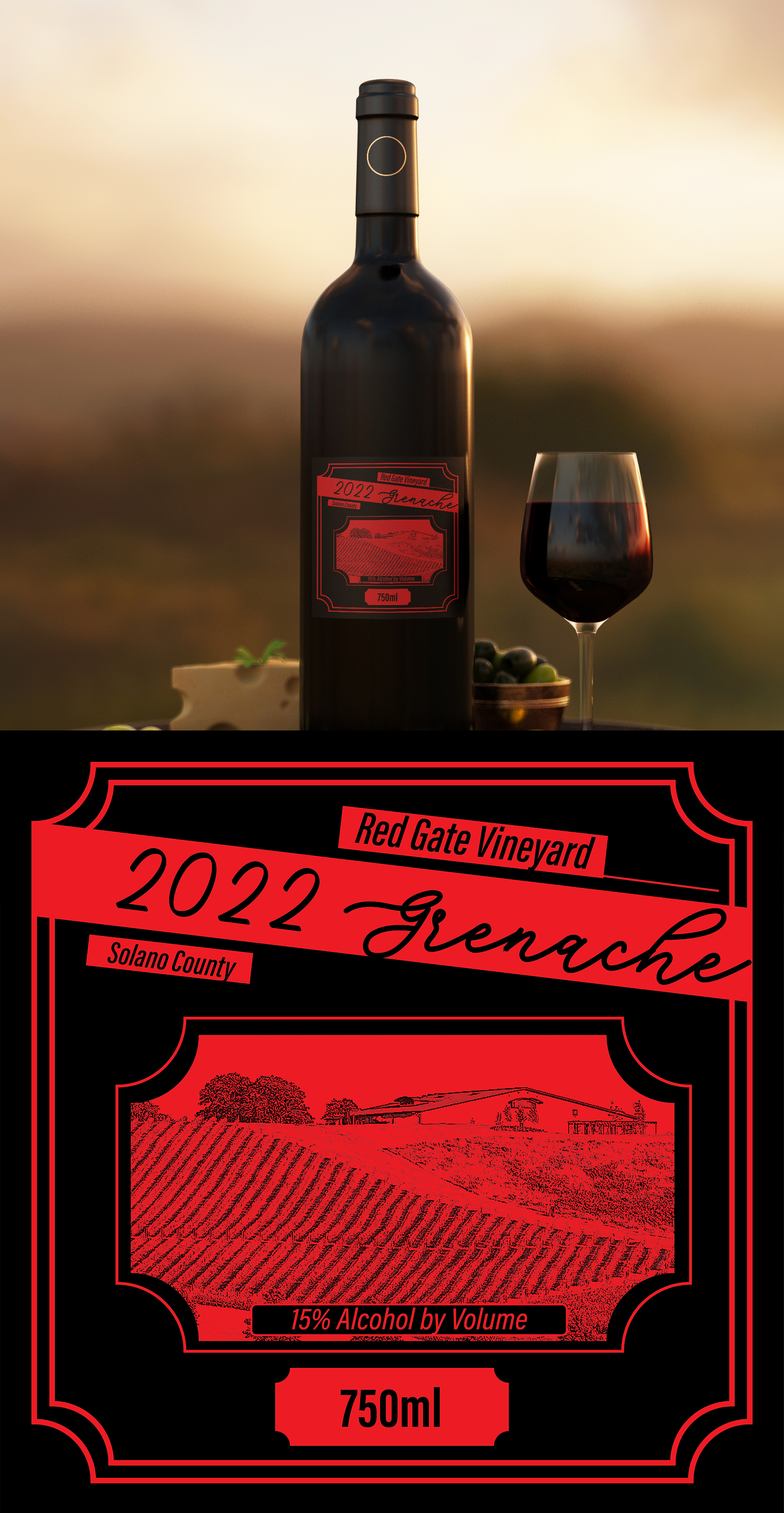 Etikett-Design von amit930 für BackRoad Vines | Design #30858252