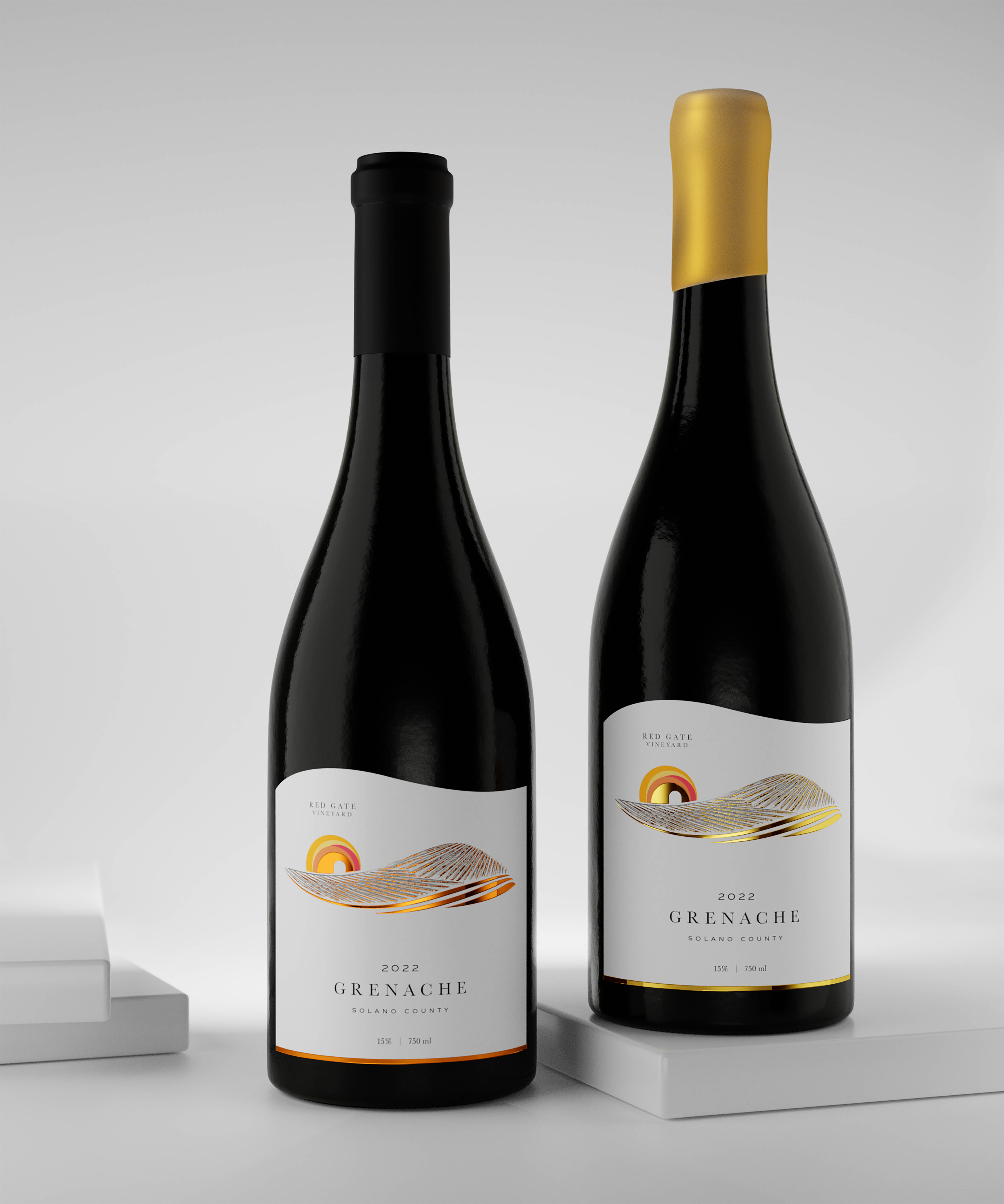 Label Design by MilM for BackRoad Vines | Design #30841649
