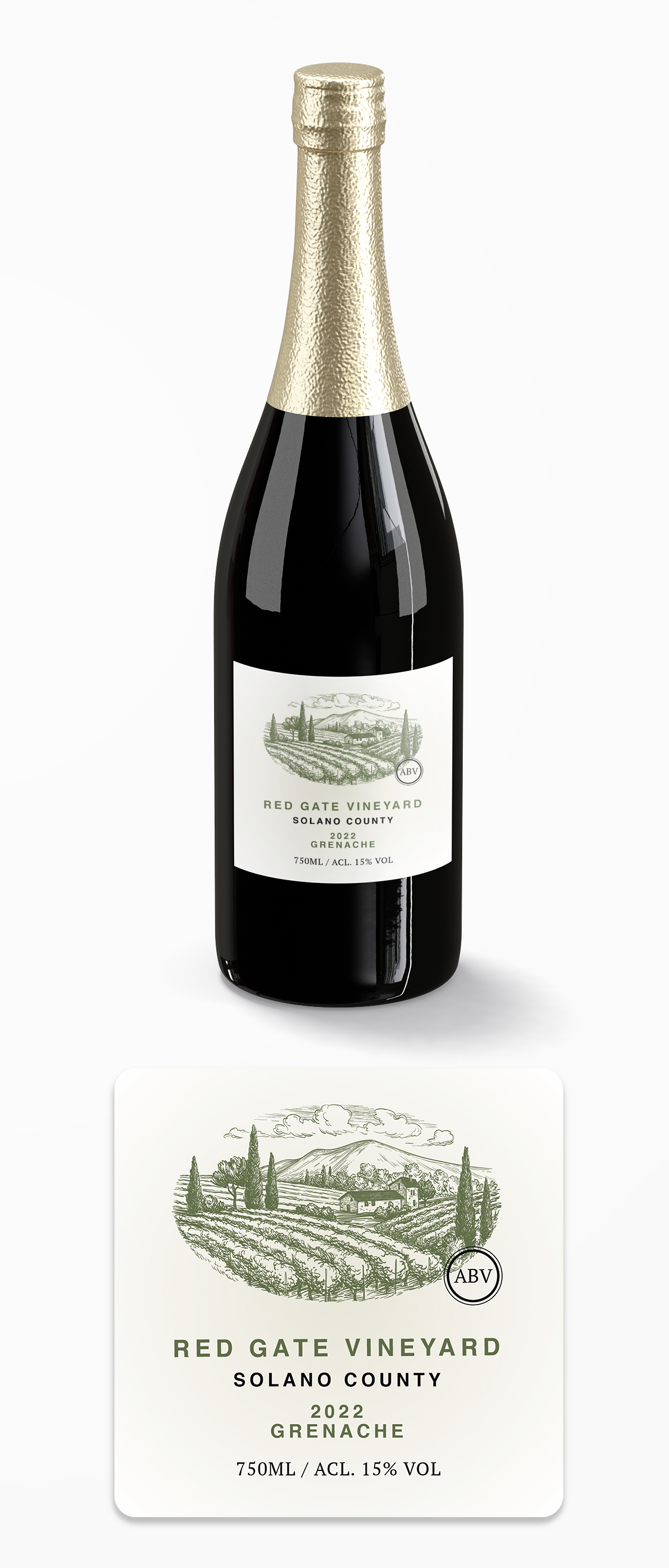 Etikett-Design von Dzhafir für BackRoad Vines | Design #30831549