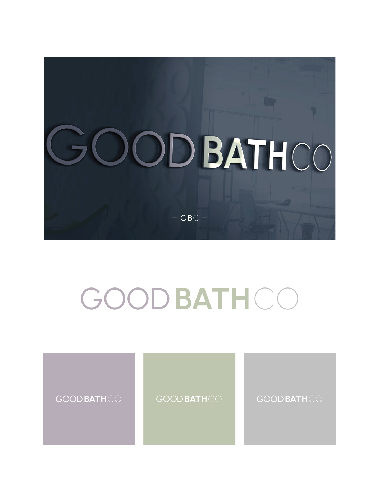 Logo Design by CanDoDesign for Good bath Co | Design #30827623