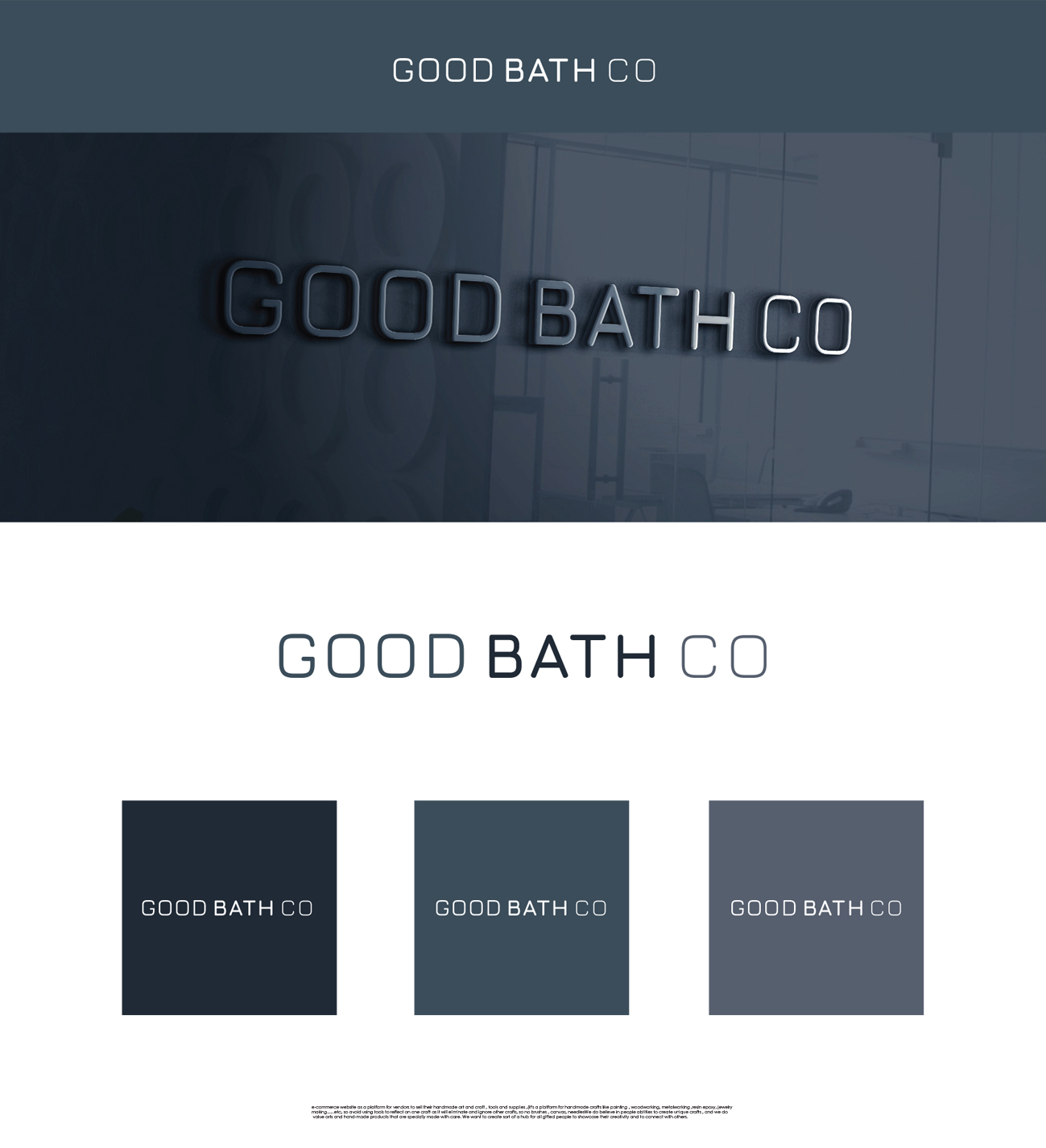 Logo Design by CanDoDesign for Good bath Co | Design #30827678