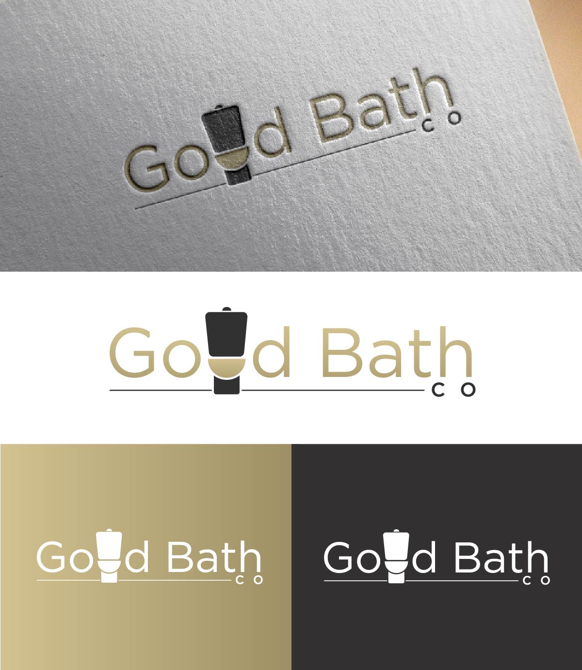 Logo Design by fly  design for Good bath Co | Design #30819835