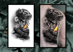 Tattoo Design by Mario 11 for this project | Design: #30845377