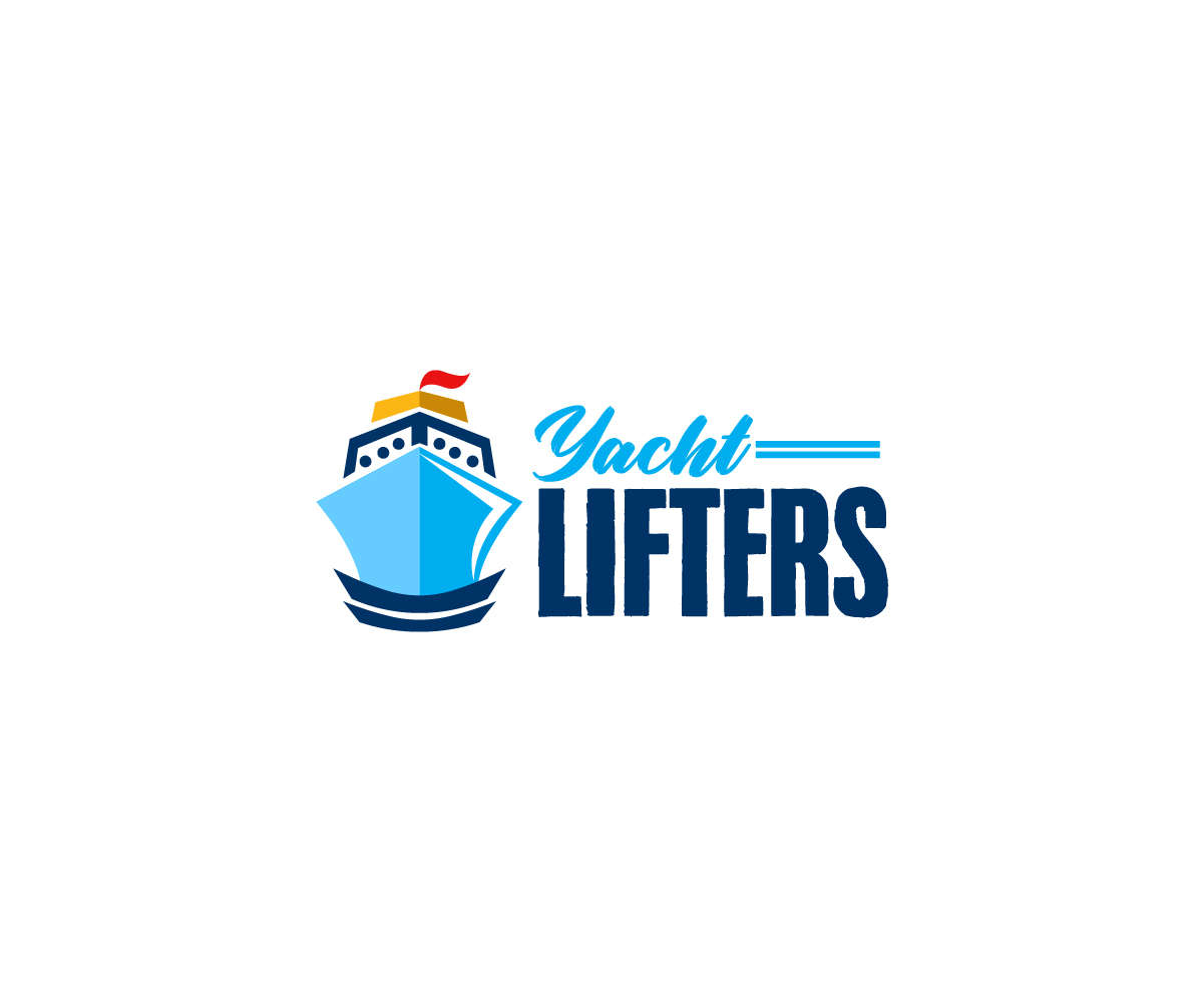 Upmarket, Masculine, Marine Construction Logo Design for Yacht Lifters