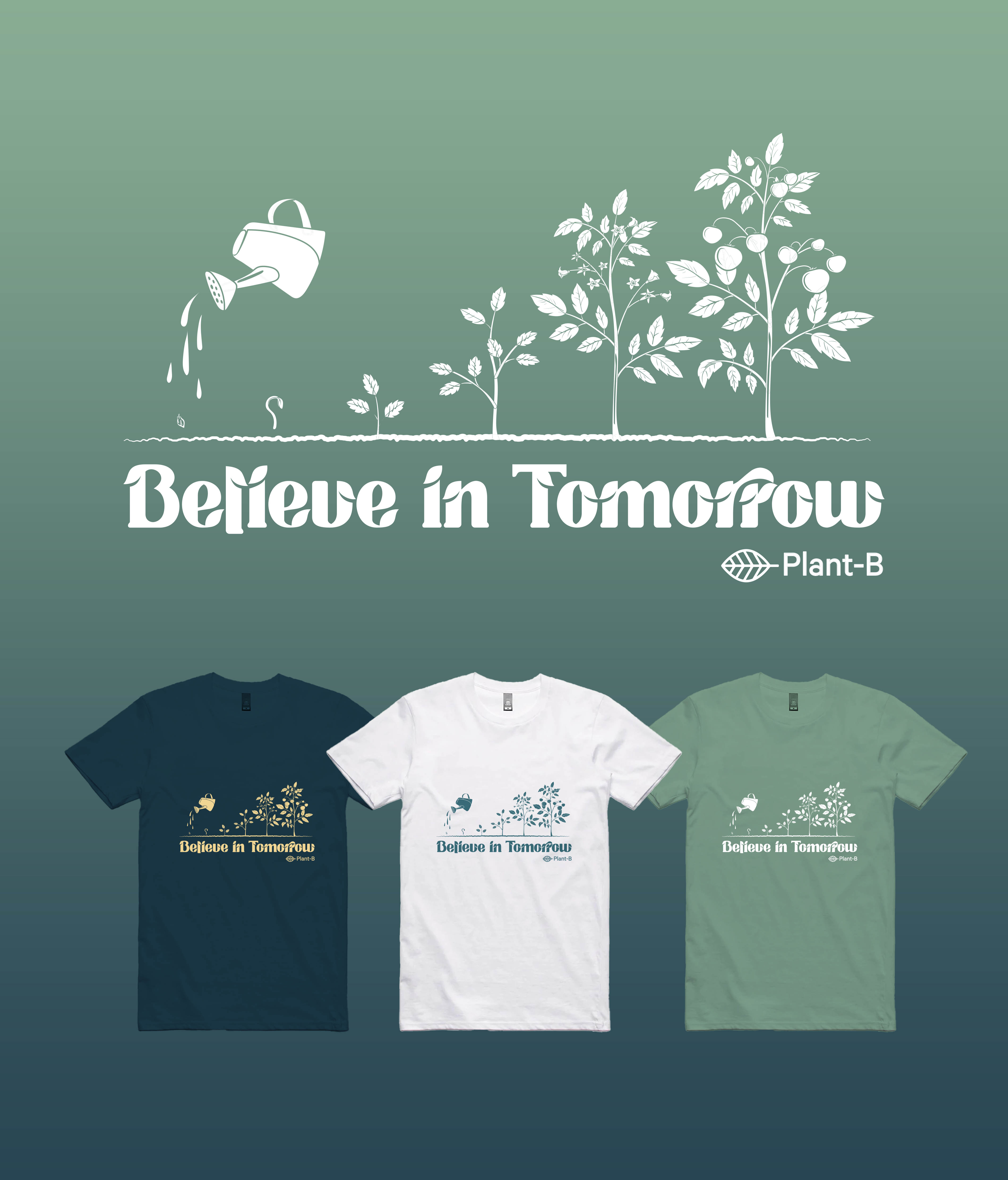 T-shirt Design by Futuristic_Design for Plant B clothing design | Design: #30838168
