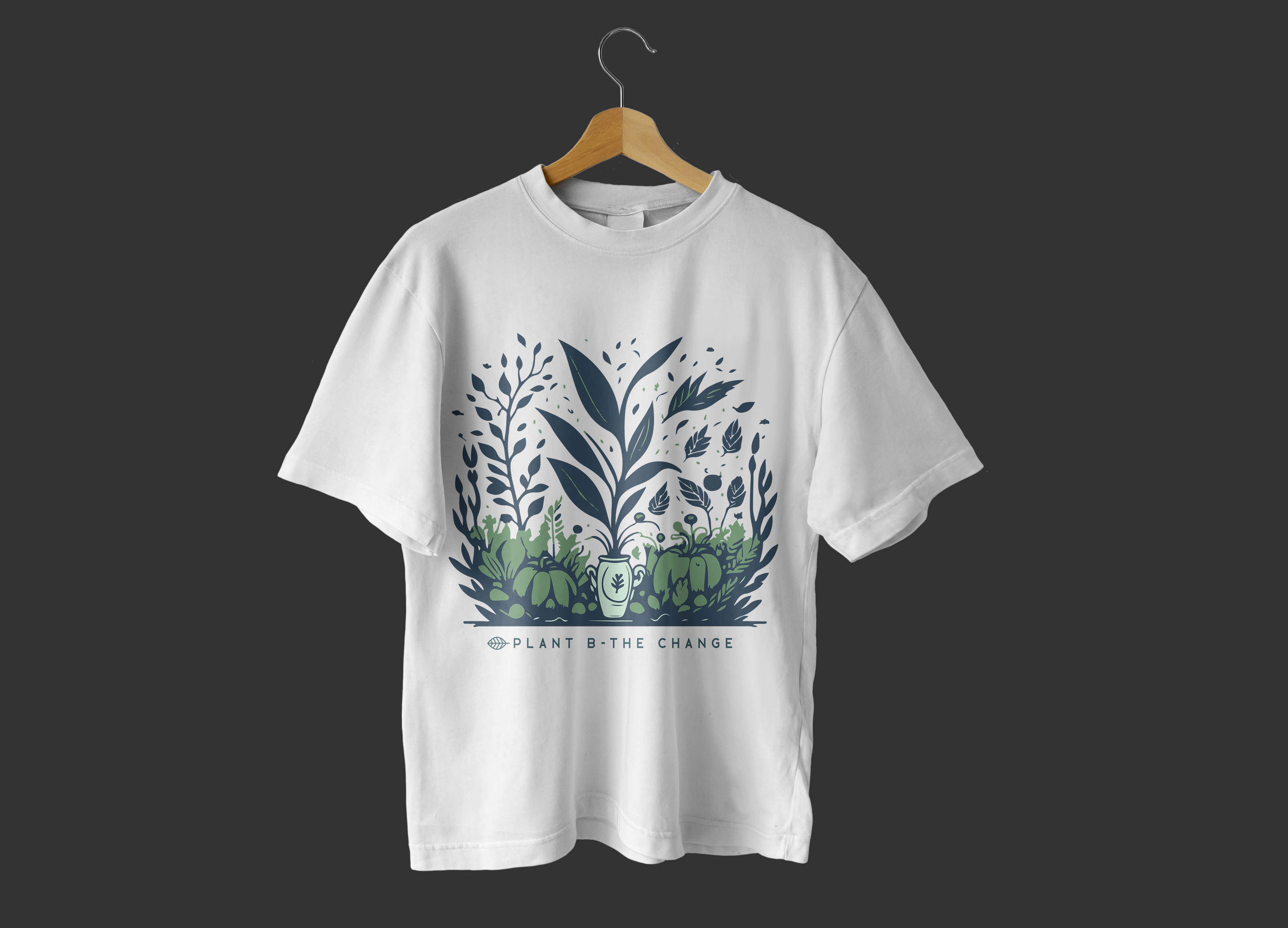 T-shirt Design by mounis for Plant B clothing design | Design #30839605