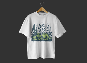 T-shirt Design by mounis for Plant B clothing design | Design: #30839606