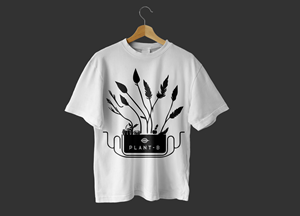 T-shirt Design by mounis for Plant B clothing design | Design: #30844815