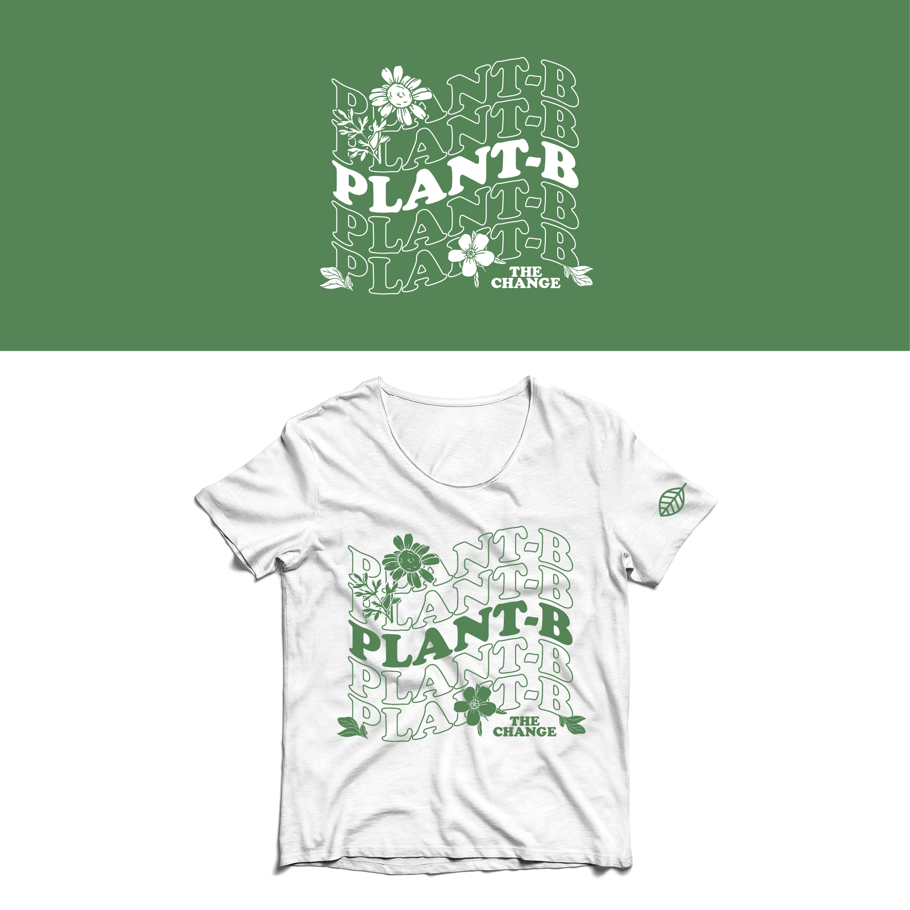 T-shirt Design by saka.aleksandar for Plant B clothing design | Design #30844851