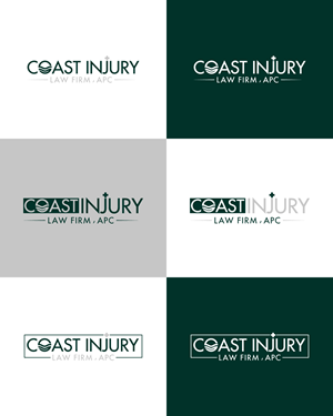 Logo Design by Ellene for Coast Injury Law Firm, APC | Design: #30860078