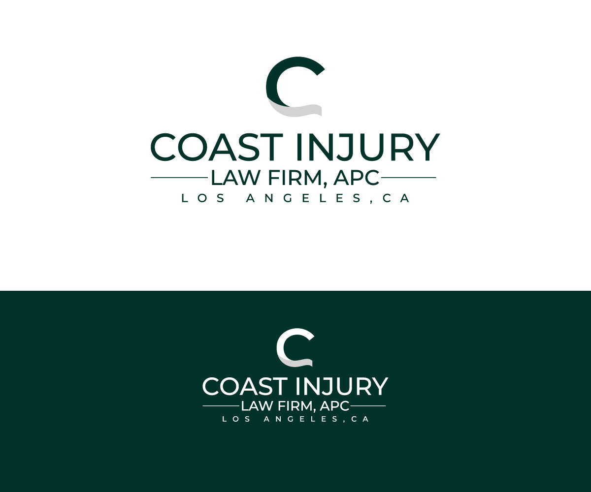 Logo Design by Kavth for Coast Injury Law Firm, APC | Design #30848729