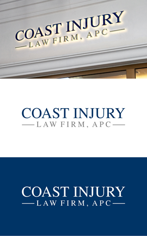 Logo Design by SanaPixel for Coast Injury Law Firm, APC | Design: #30841216