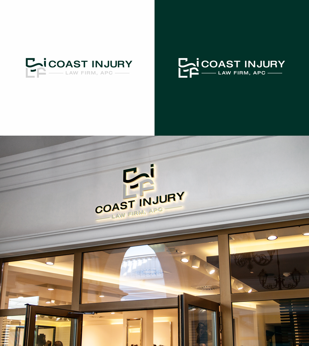 Logo Design by RA-bica for Coast Injury Law Firm, APC | Design #30842264