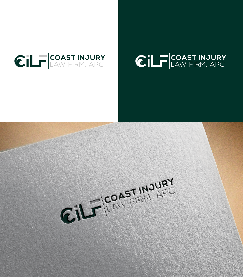 Logo Design by RA-bica for Coast Injury Law Firm, APC | Design #30842266