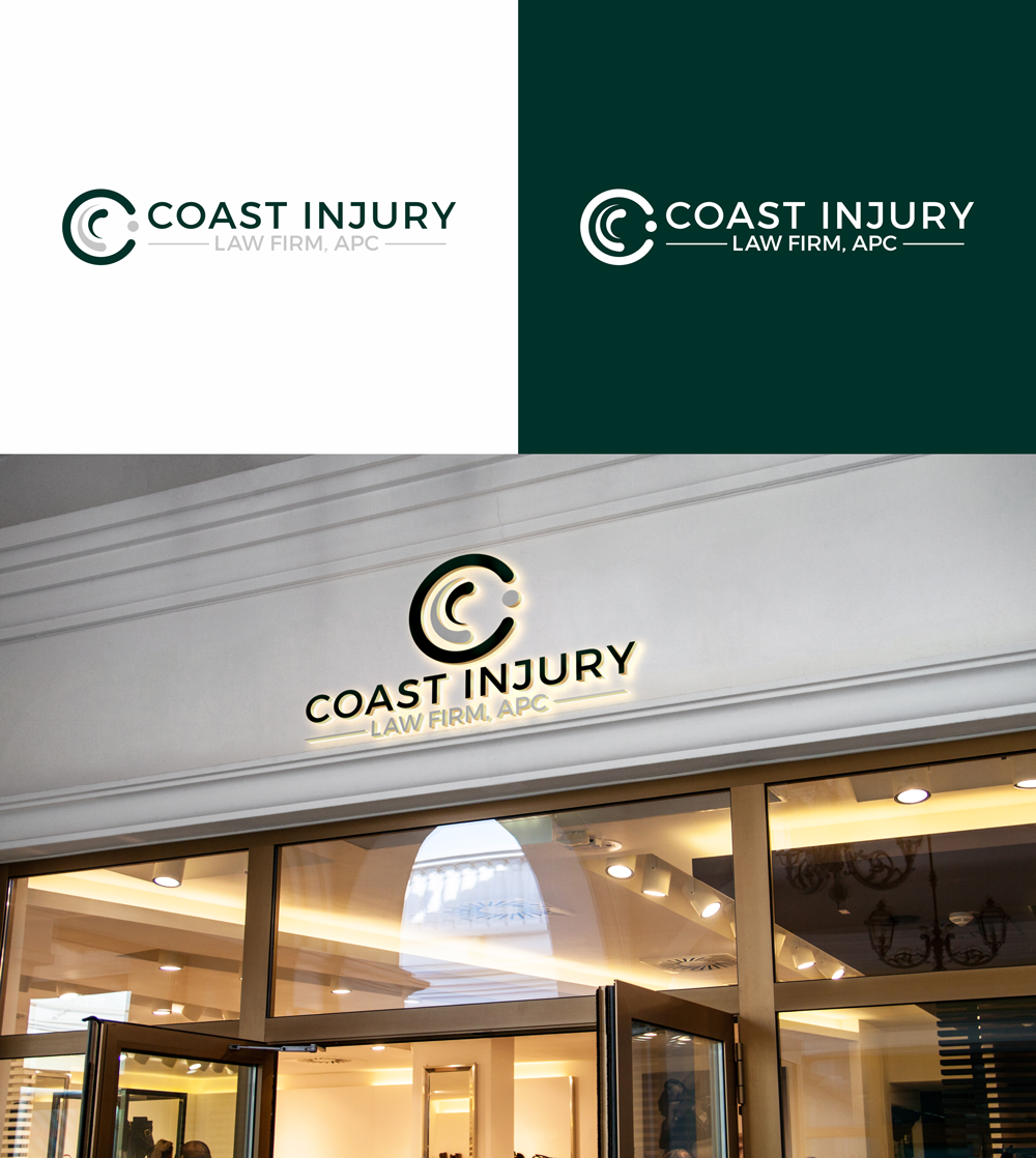 Logo Design by RA-bica for Coast Injury Law Firm, APC | Design #30842267