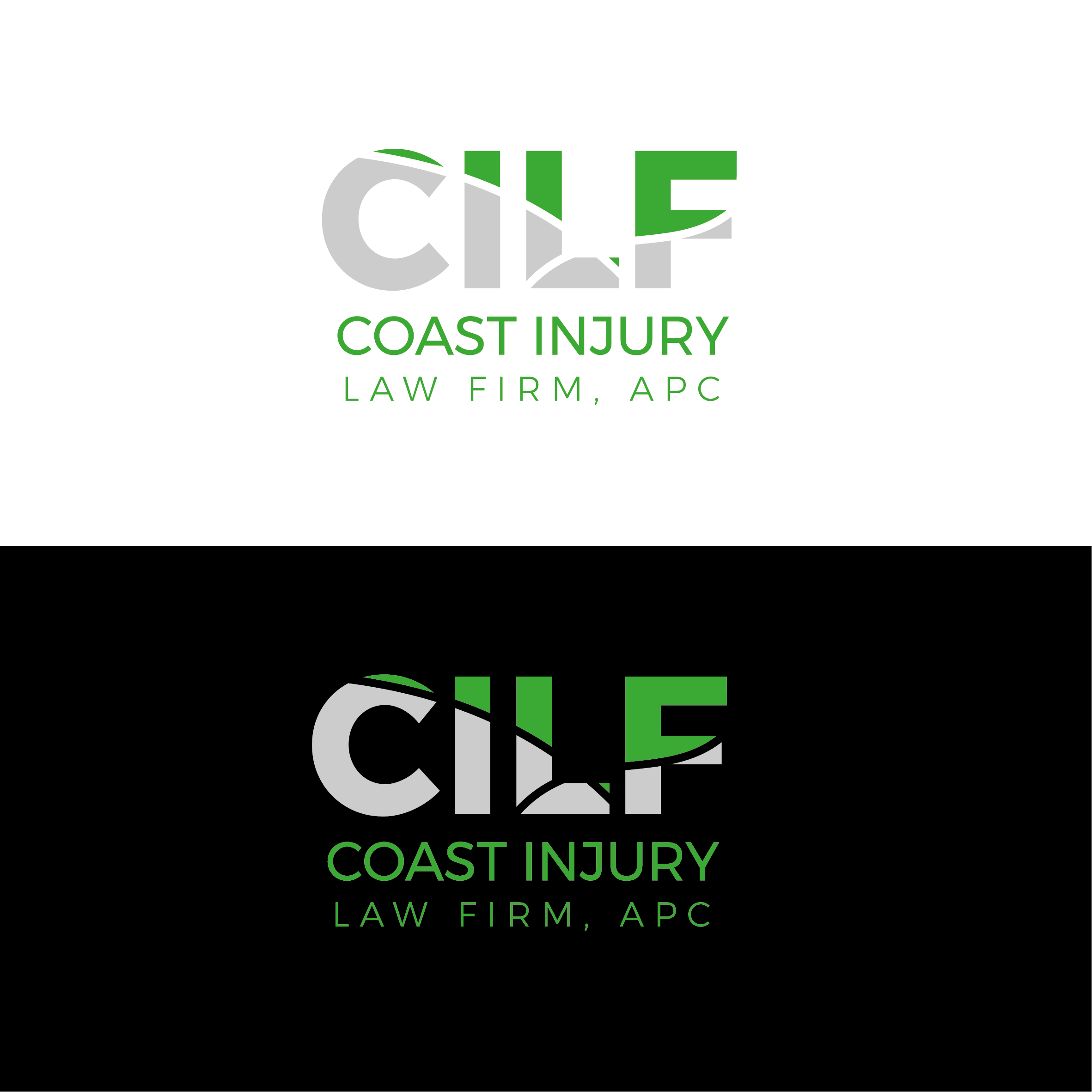 Logo Design by COR for Coast Injury Law Firm, APC | Design #30851729