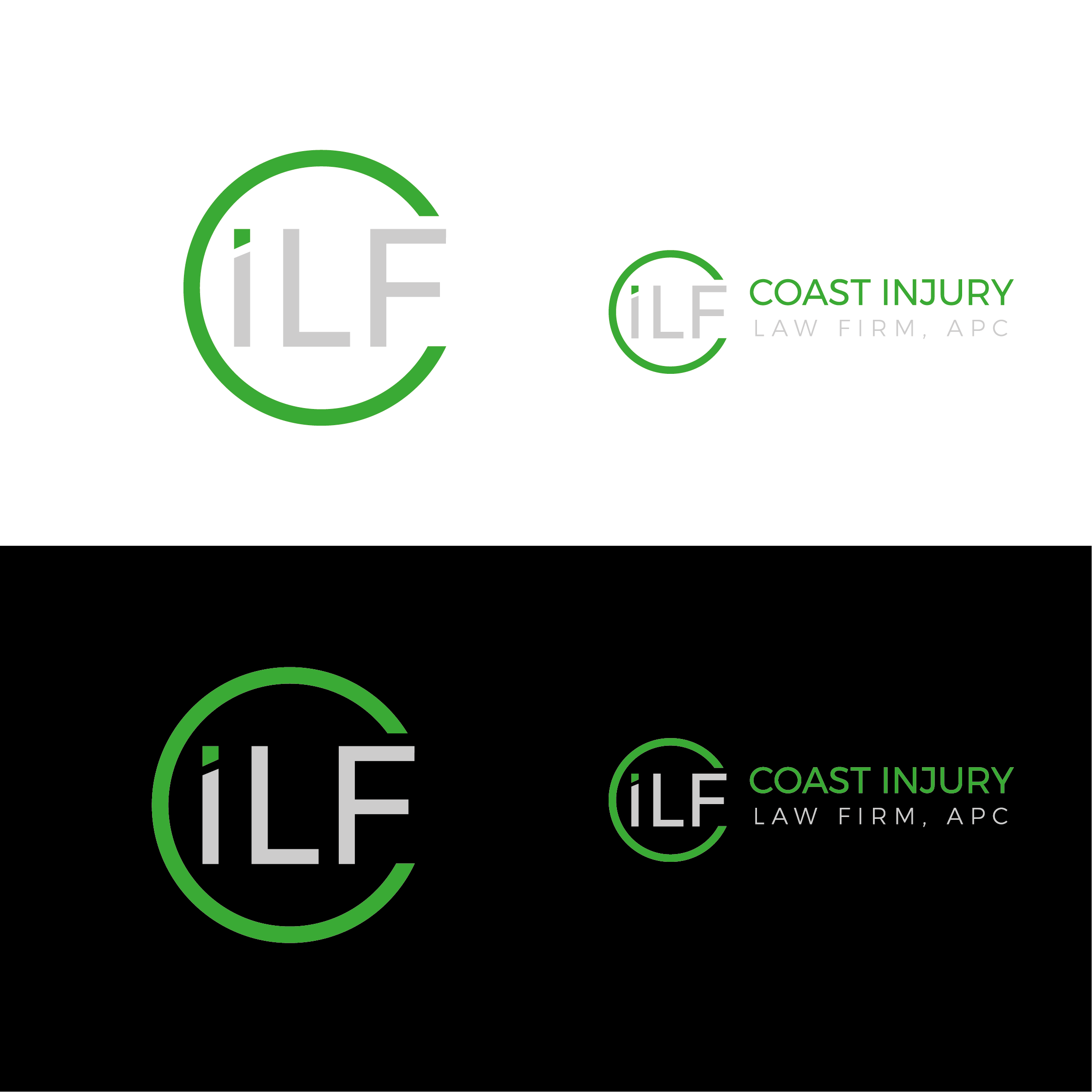 Logo Design by COR for Coast Injury Law Firm, APC | Design #30851862