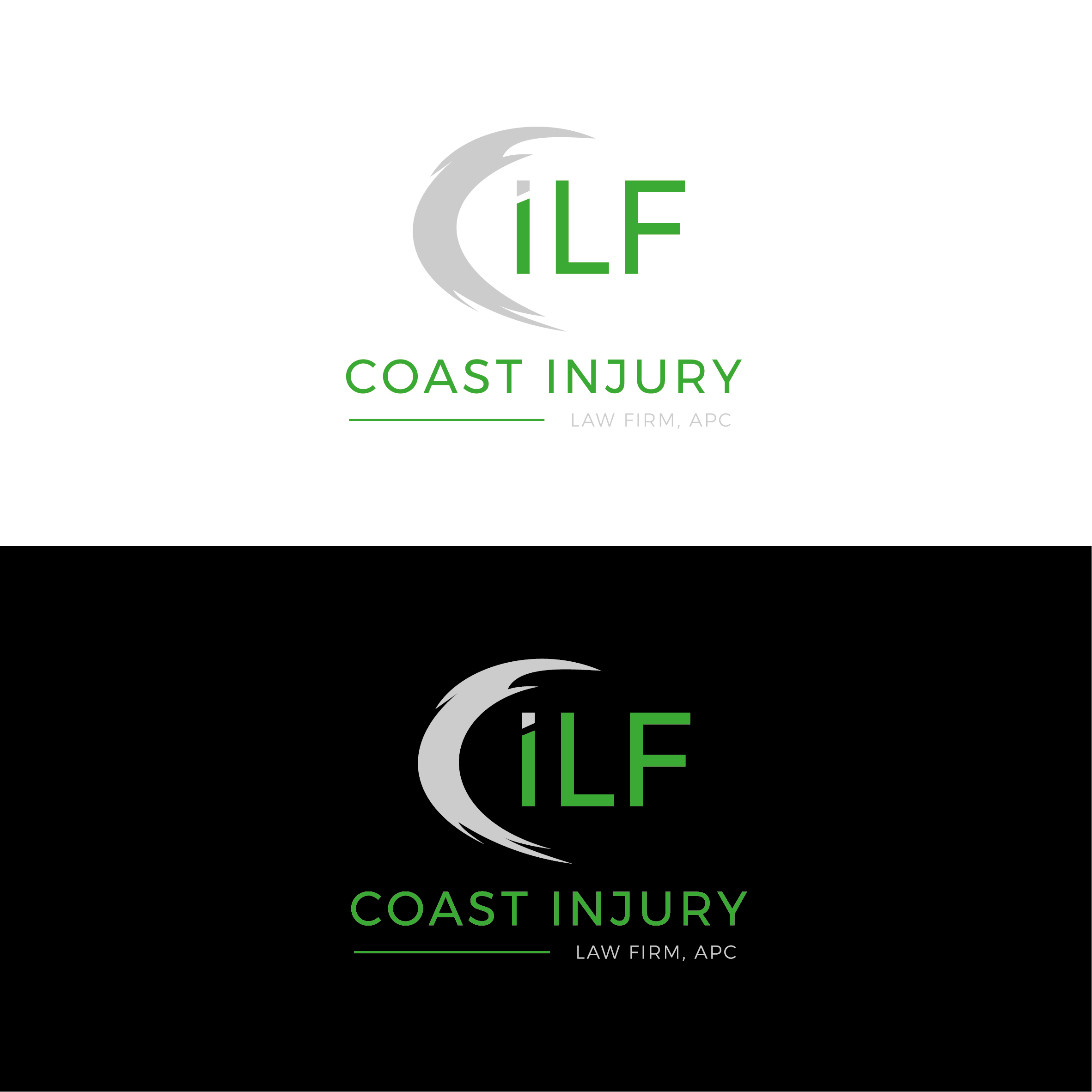 Logo Design by COR for Coast Injury Law Firm, APC | Design #30851921