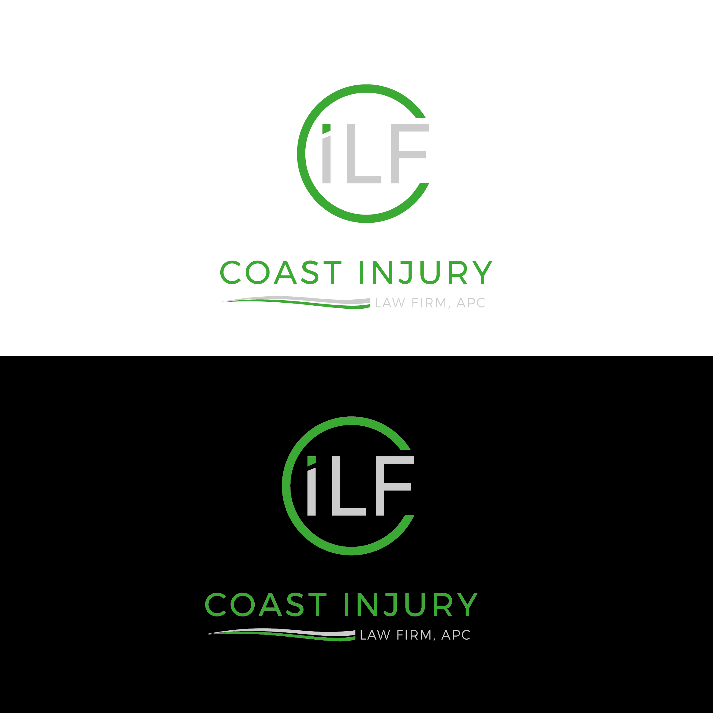 Logo Design by COR for Coast Injury Law Firm, APC | Design #30852018