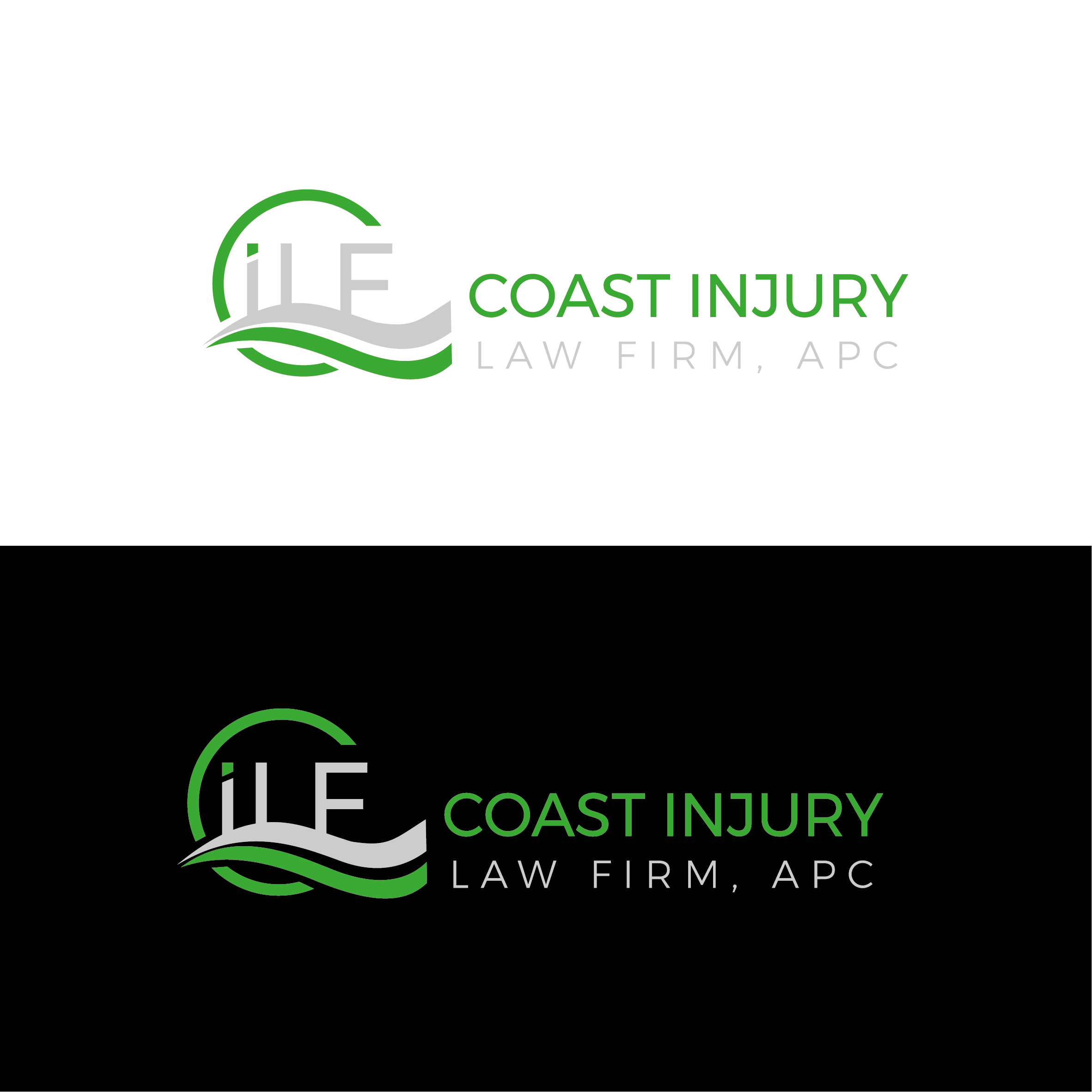 Logo Design by COR for Coast Injury Law Firm, APC | Design #30852057