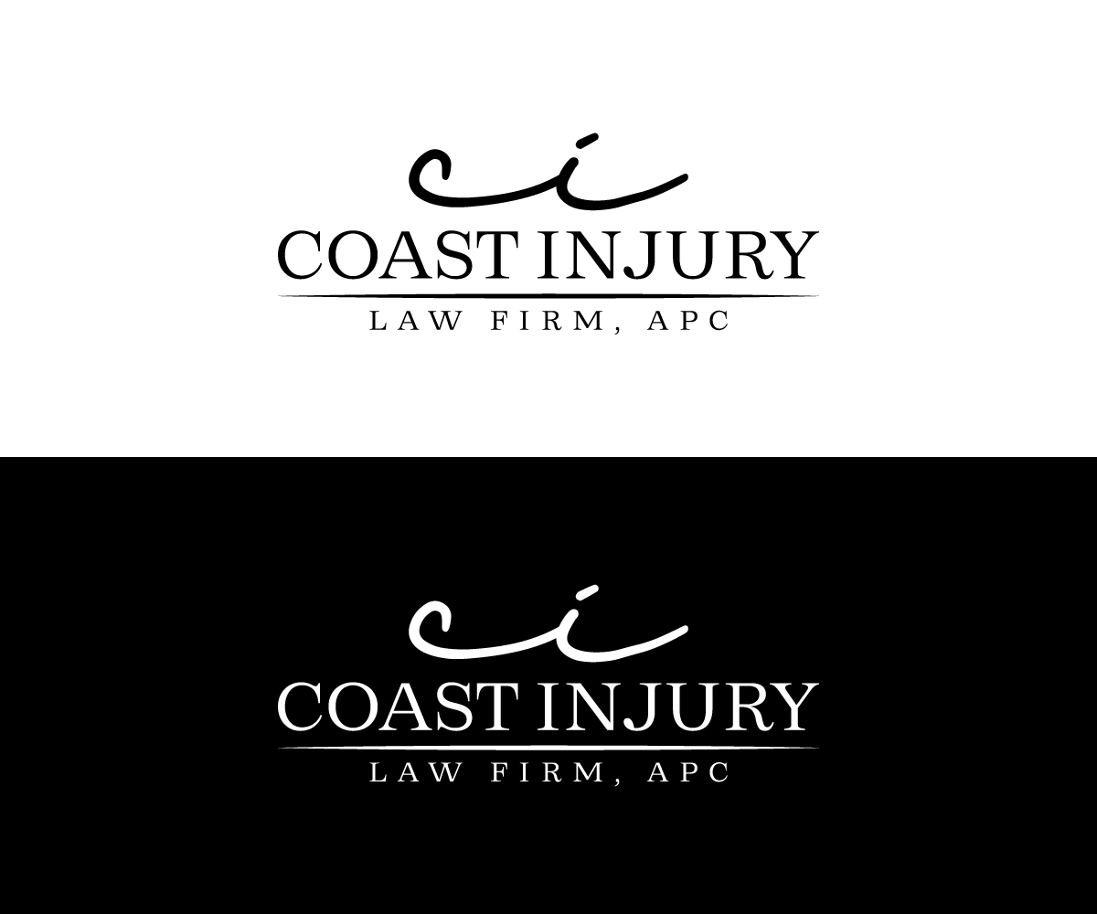Logo Design by Roxy Art for Coast Injury Law Firm, APC | Design #30858364