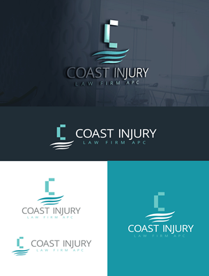 Logo Design by CanDoDesign for Coast Injury Law Firm, APC | Design #30841201
