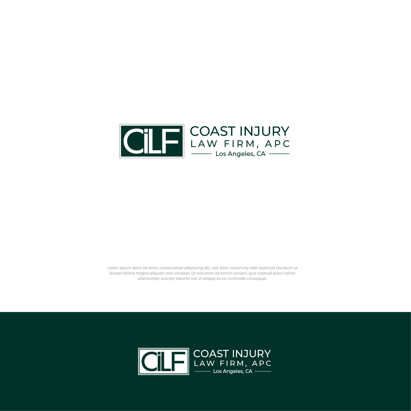 Logo Design by alzac for Coast Injury Law Firm, APC | Design #30861268