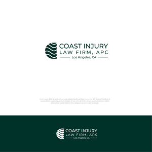 Logo Design by alzac for Coast Injury Law Firm, APC | Design: #30861365