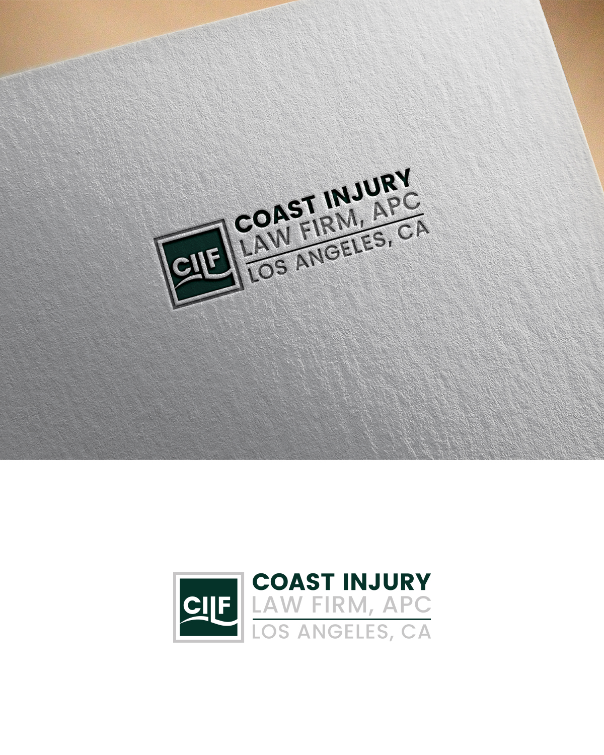Logo Design by Go4Logo for Coast Injury Law Firm, APC | Design #30858104