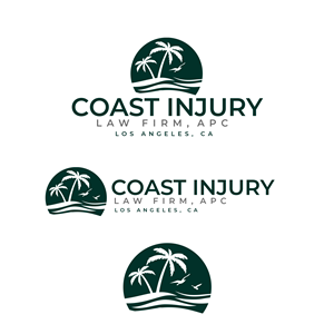 Logo Design by DSCMedia™ for Coast Injury Law Firm, APC | Design: #30861427