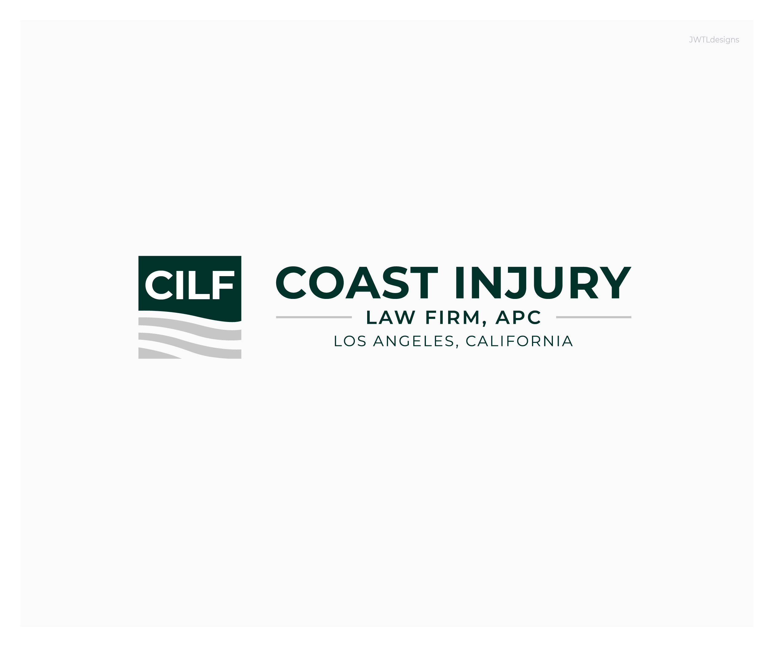 Logo Design by JWTL for Coast Injury Law Firm, APC | Design #30856288