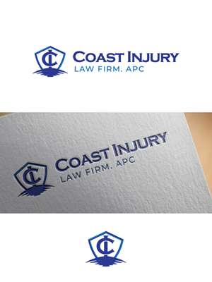 Diseño de Logo por yudaharv para Coast Injury Law Firm, APC | Diseño: #30851915